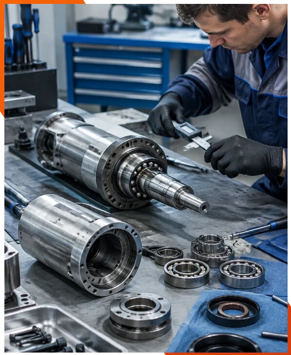 Ремонт электрошпинделей станков с выездом в Комсомольск-на-Амур
